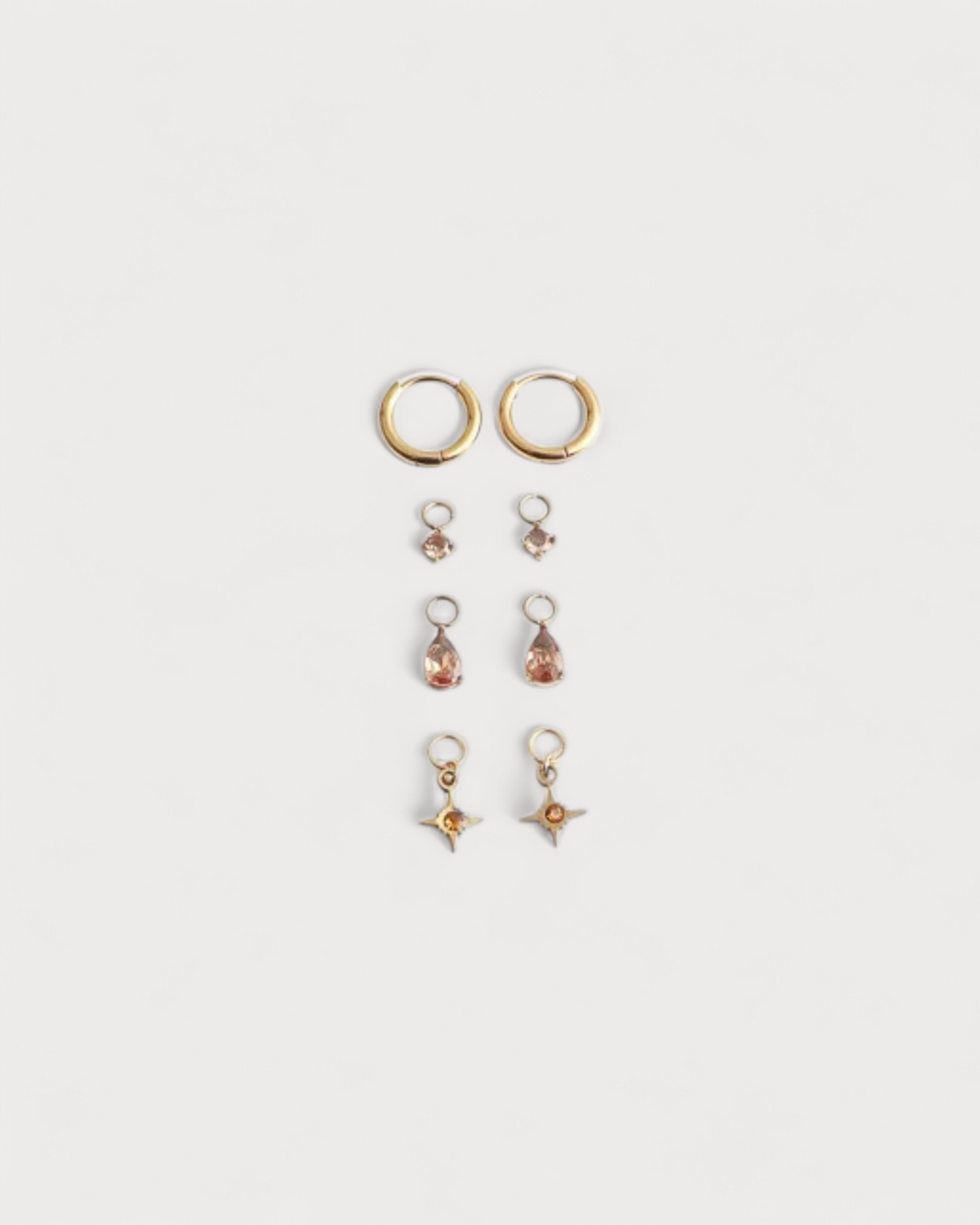 Birthstonebox Ohrringe – Set – Edelstahl