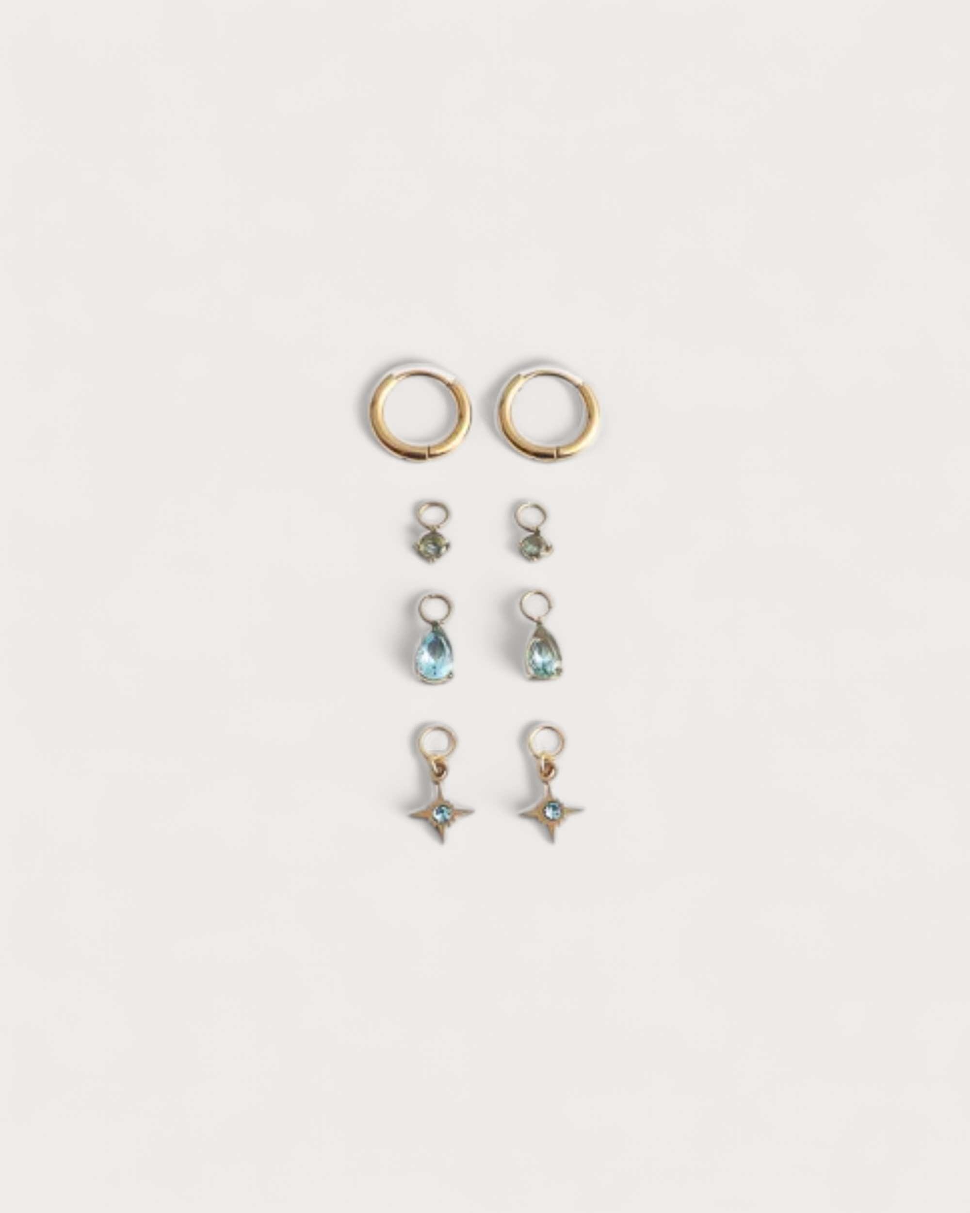 Birthstonebox Ohrringe – Set – Edelstahl