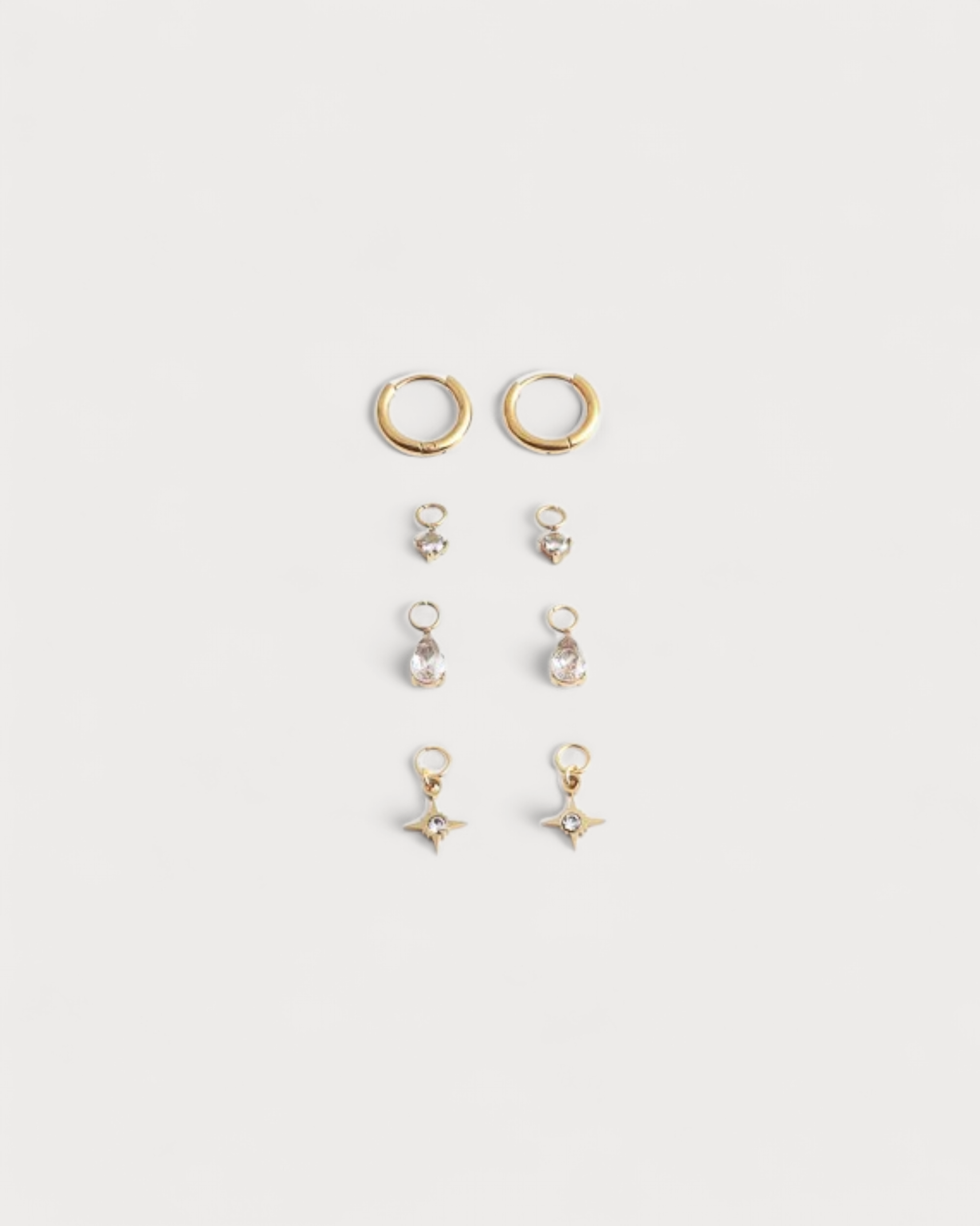 Birthstonebox Ohrringe – Set – Edelstahl