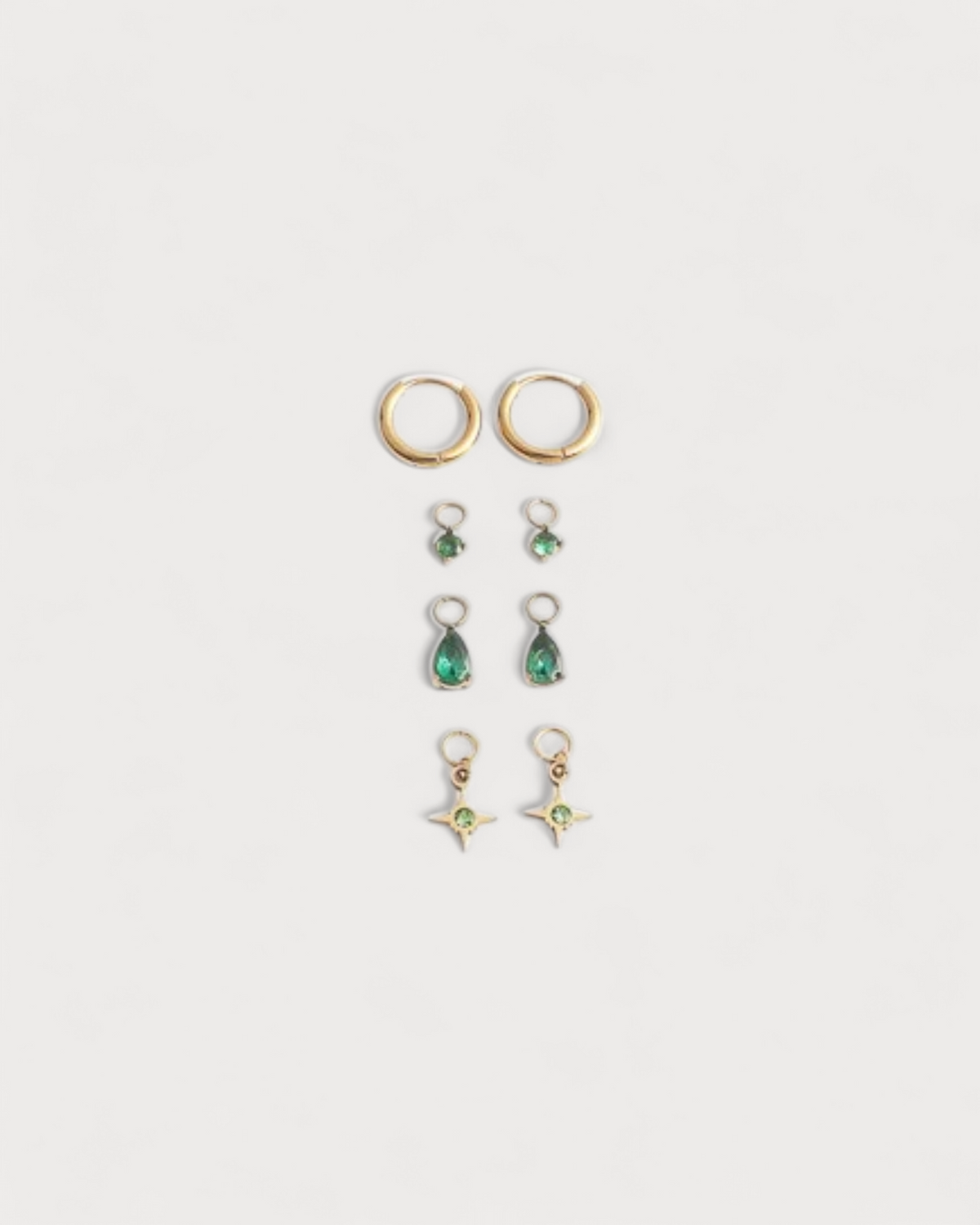 Birthstonebox Ohrringe – Set – Edelstahl