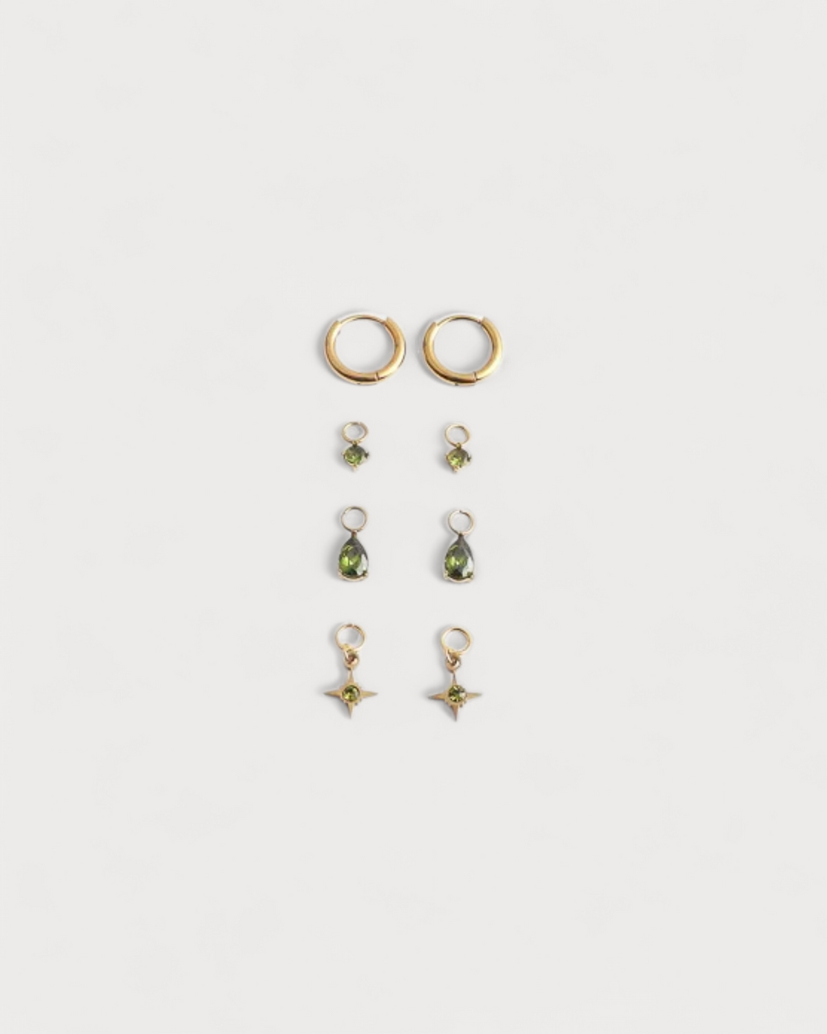 Birthstonebox Ohrringe – Set – Edelstahl