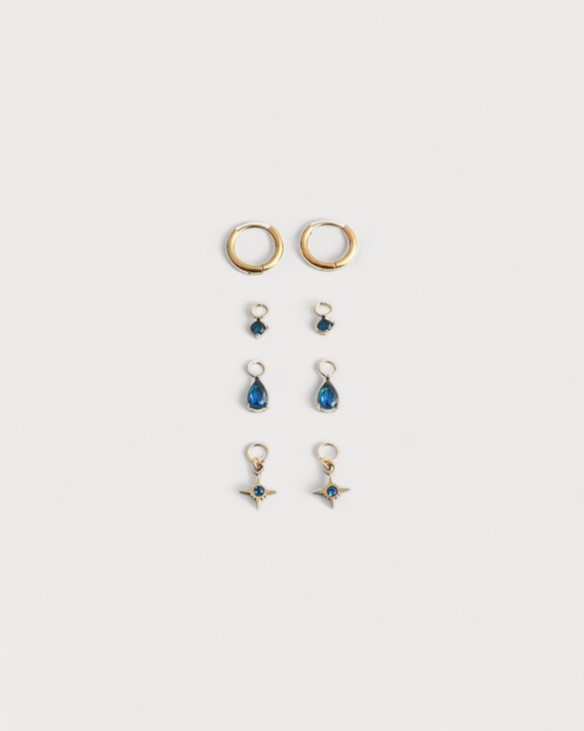 Birthstonebox Ohrringe – Set – Edelstahl