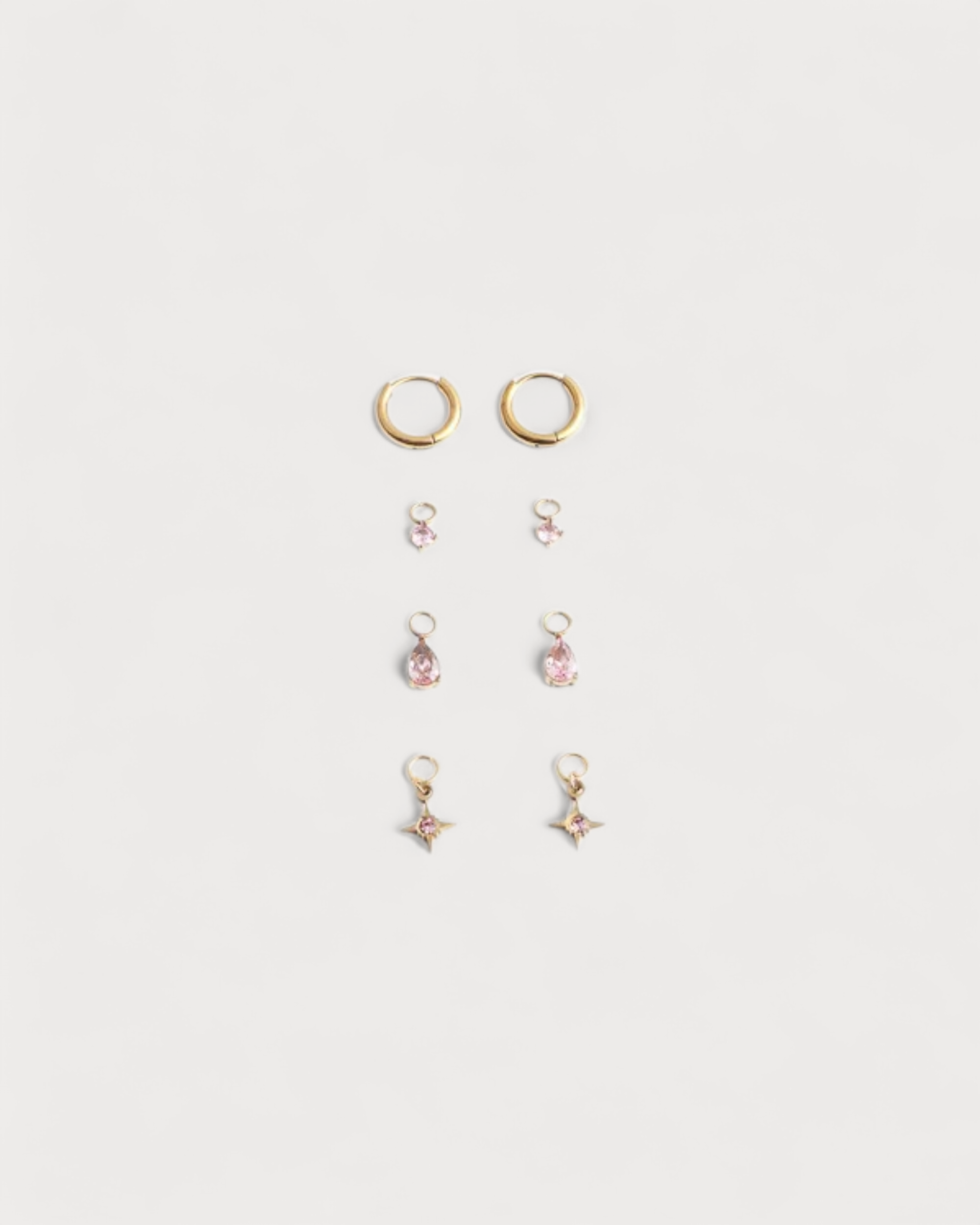 Birthstonebox Ohrringe – Set – Edelstahl