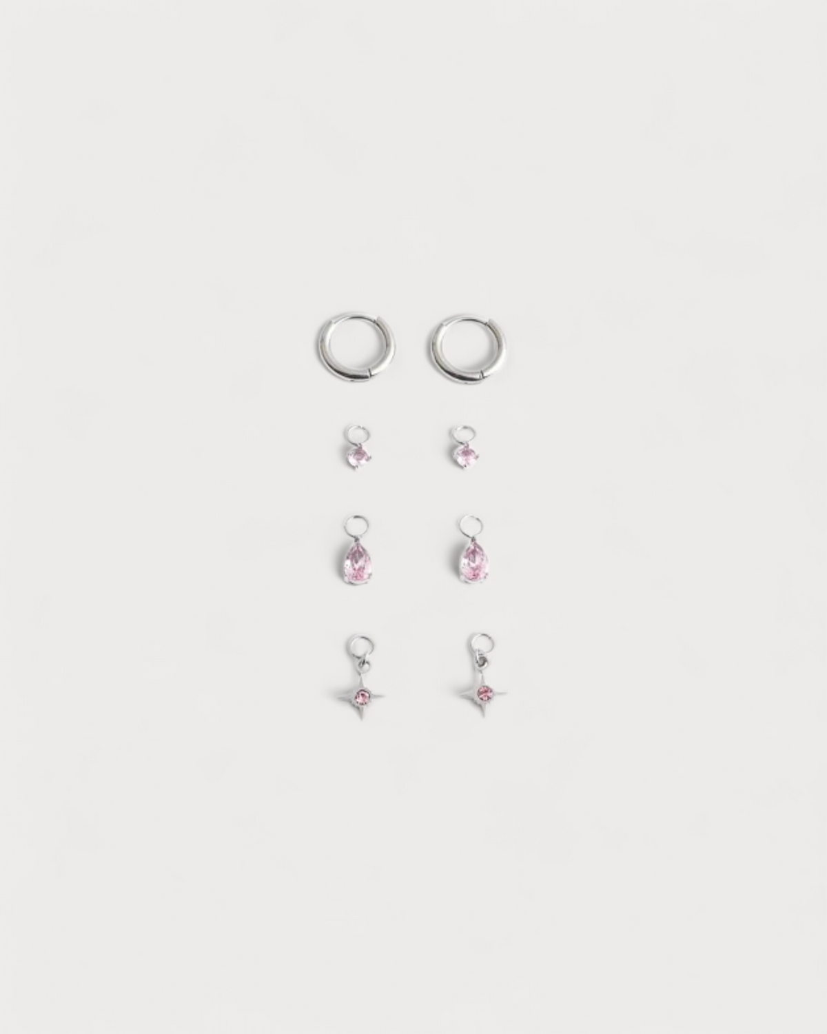 Birthstonebox Ohrringe – Set – Edelstahl