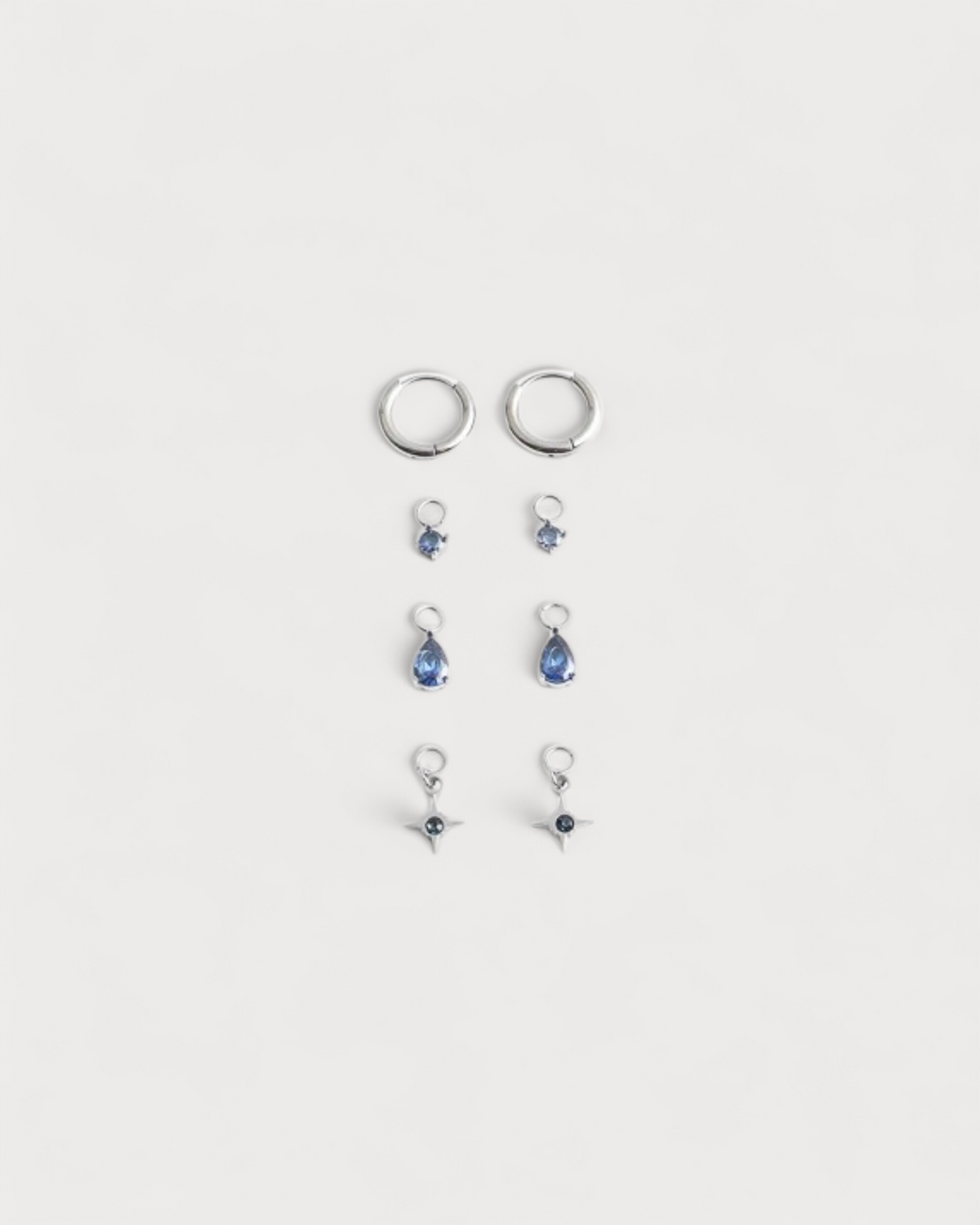 Birthstonebox Ohrringe – Set – Edelstahl