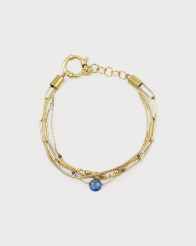 Eloise - Armband - Naturstein - 4 Schichten - Edelstahl