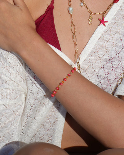 Celia - Armband - Naturstein - Edelstahl