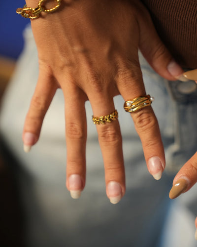 Angelique - Ring - Edelstahl - Verstellbar