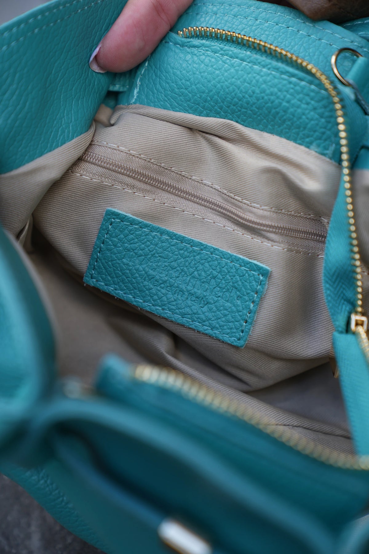 Santorini - Mini-Handtasche - Leder