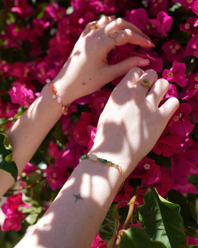 Lemoni - Armband - Naturstein - Edelstahl