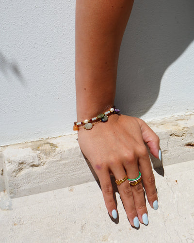 Katara - Armband - Naturstein - Edelstahl