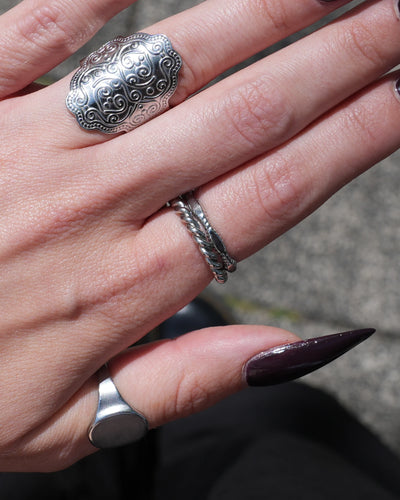 Grace - Ring - Edelstahl - Verstellbar