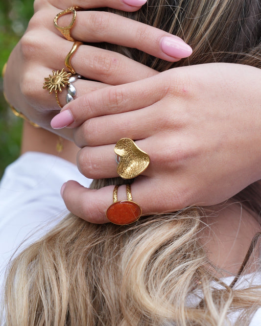 Geneviève - Ring - Edelstahl - Verstellbar