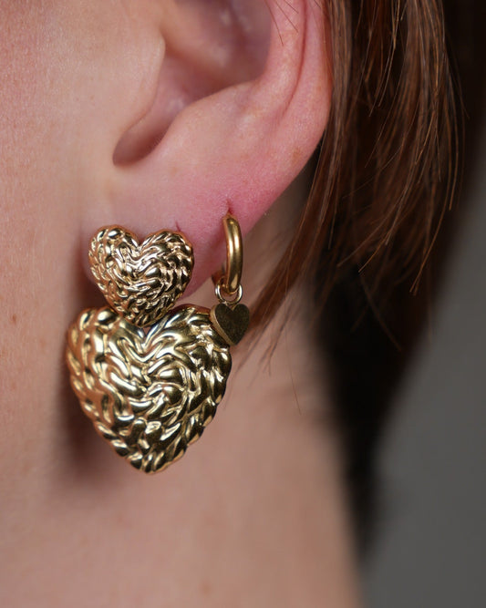 Little Heart - Earrings - Stainless Steel