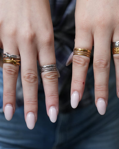 Avelie - Ring - Edelstahl - Verstellbar