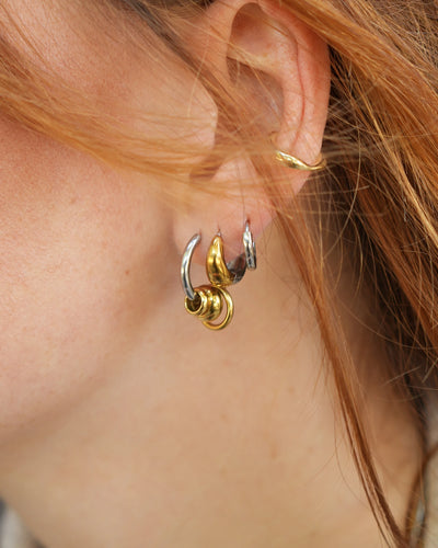 Crush Hoops - Ohrringe - Edelstahl