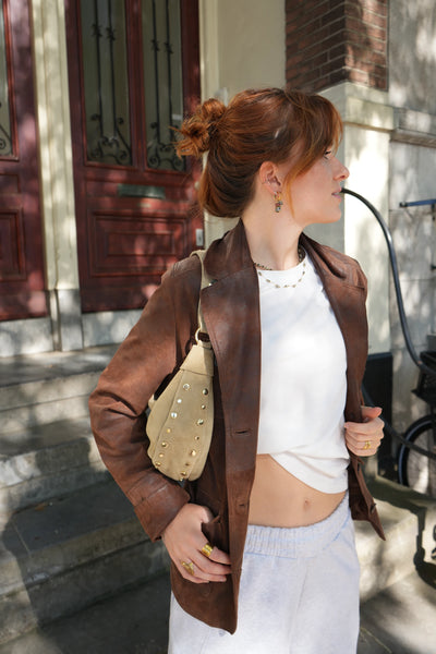 Brooklyn | Schultertasche | Wildleder | Notbranded