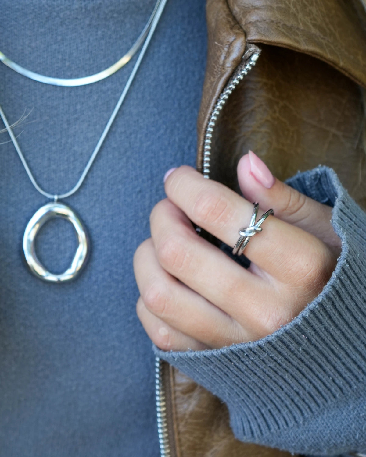Vera - Ring - Edelstahl - Verstellbar