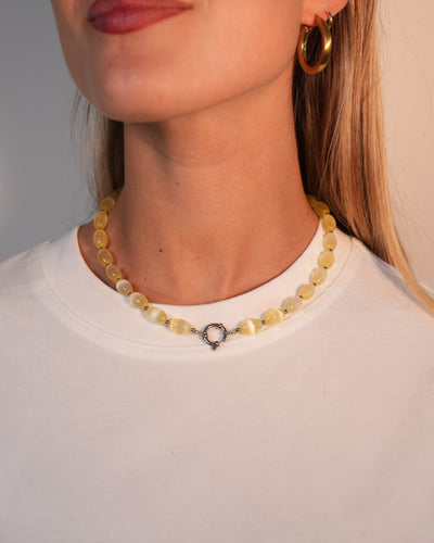 Opaline - Halskette - Edelstahl