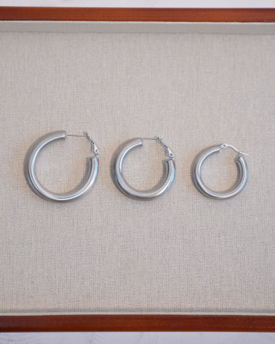 Bold Hoops - Ohrringe - Edelstahl
