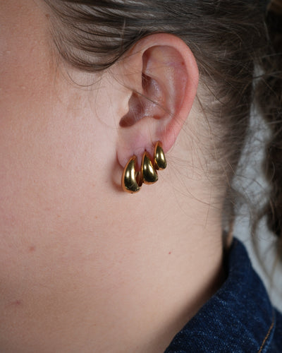 Crush Hoops - Ohrringe - Edelstahl