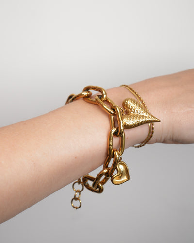Bold heart - Armband - Edelstahl