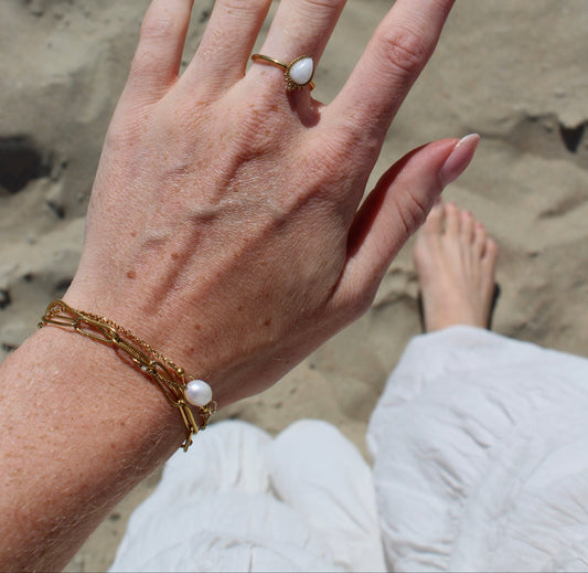Eloise - Armband - 4 Schichten - Edelstahl
