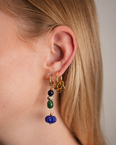 Flower - Ohrringe - Clip-On - Edelstahl