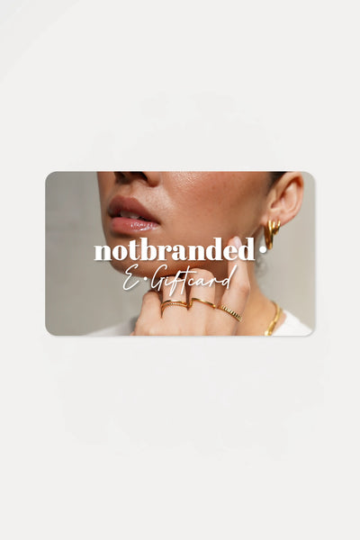 Notbranded digitale Geschenkkarte