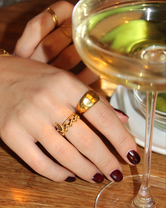 Sarita - Ring - Edelstahl - Verstellbar