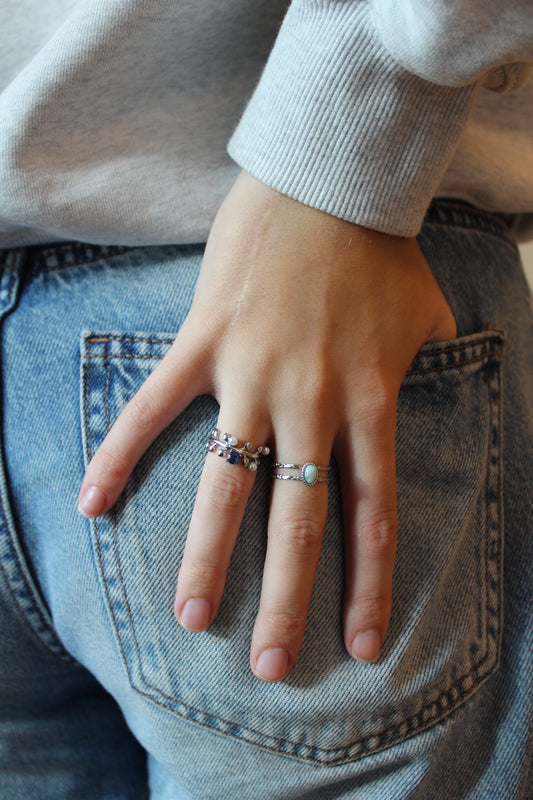 Simone - Ring - Edelstahl - Verstellbar