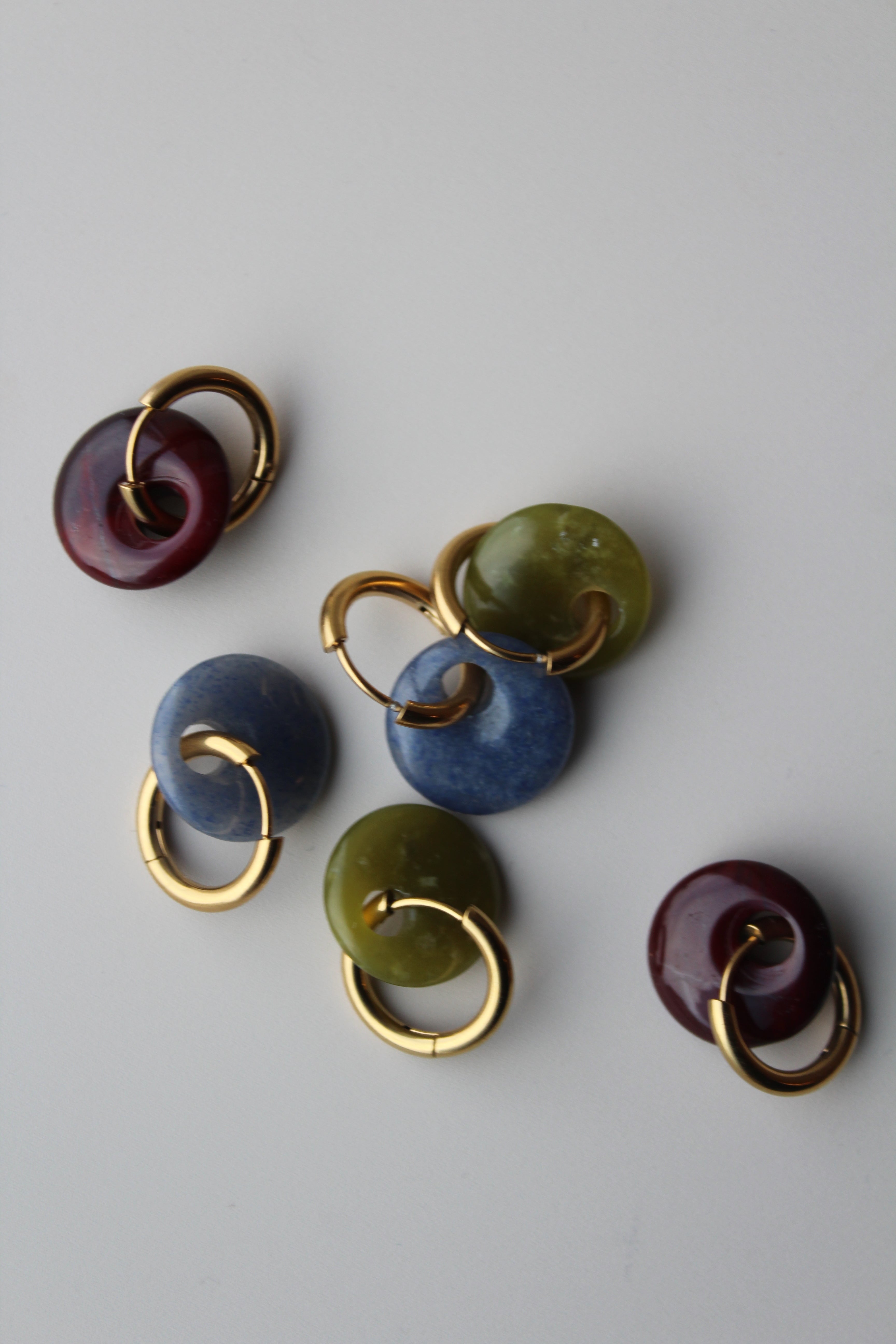 Isadora - Ohrringe - Naturstein - Edelstahl