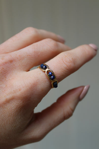 Bente - Ring - Naturstein - Edelstahl