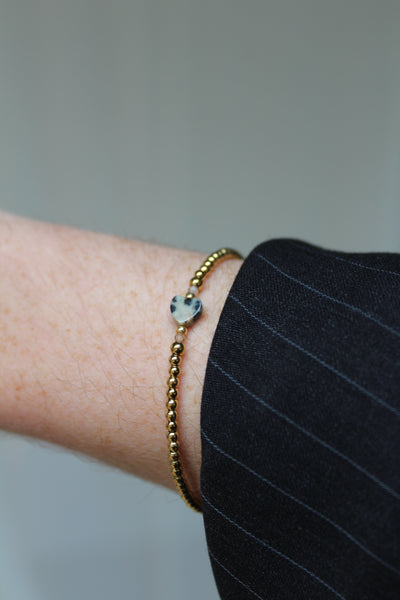 Jill - Armband - Naturstein - Edelstahl