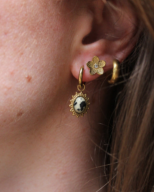 Jolie - Ohrringe - Naturstein - Edelstahl