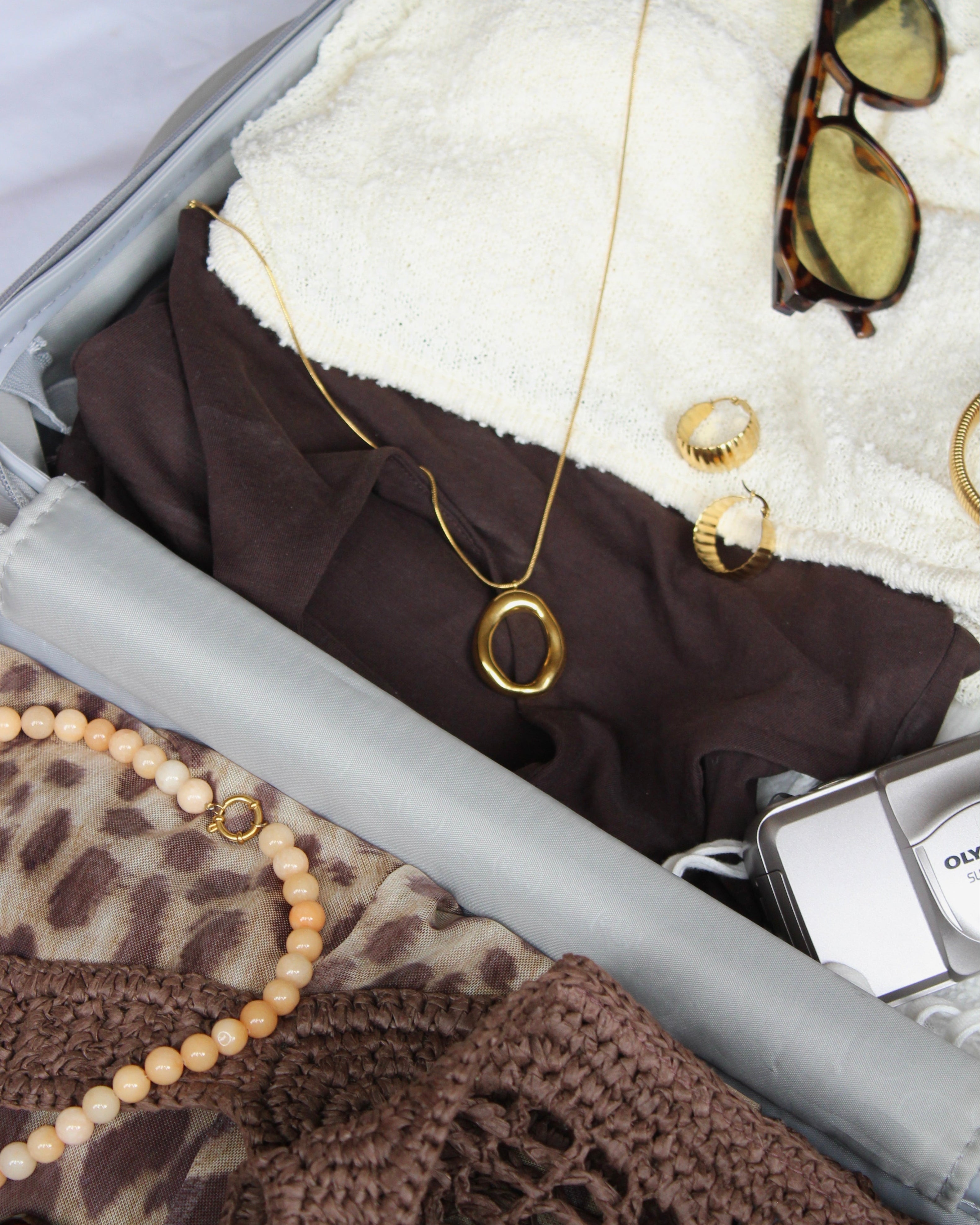 Samira - Halskette - Naturstein - Edelstahl