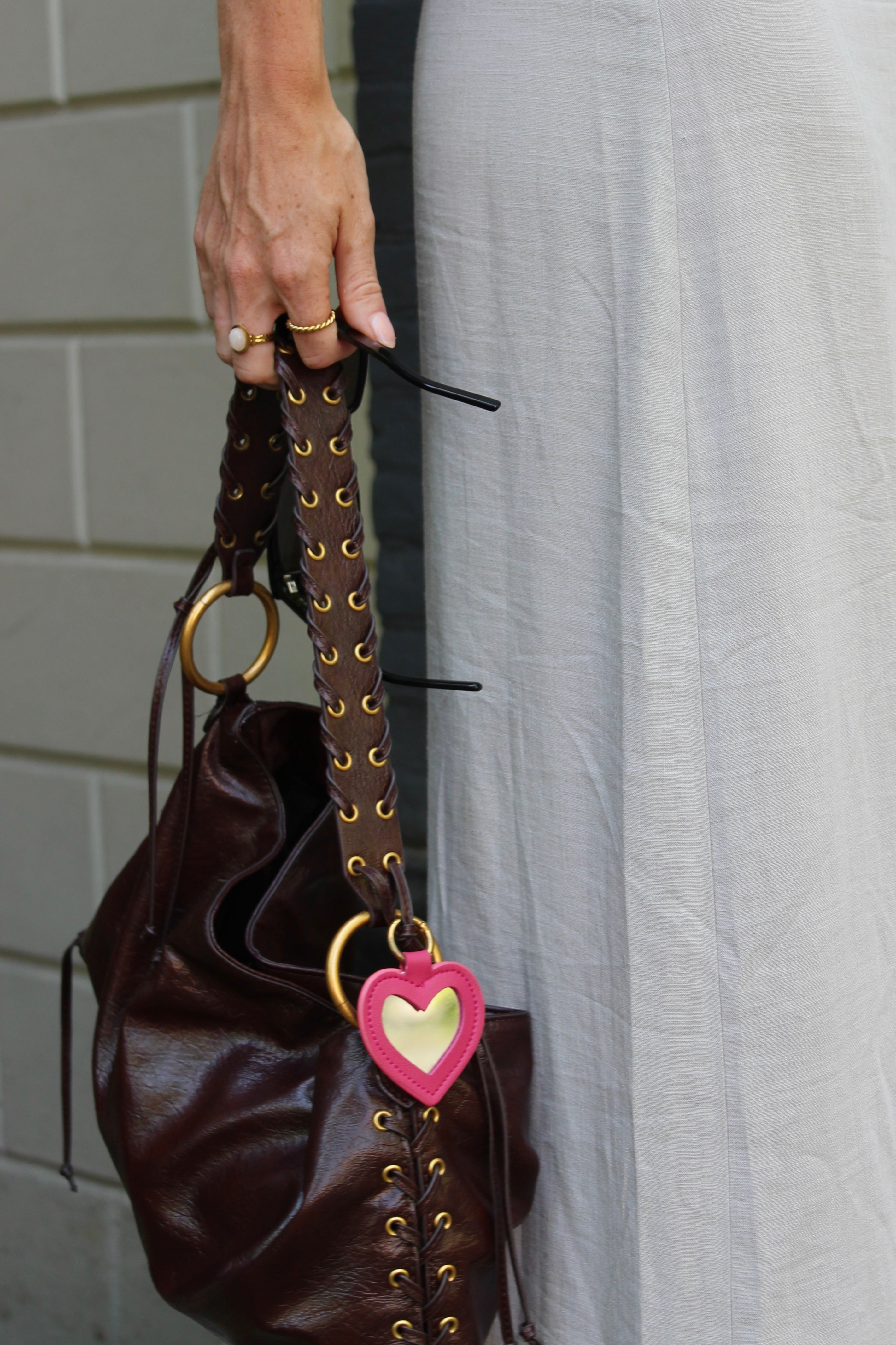 Notbranded Bag Charm mit Spiegel