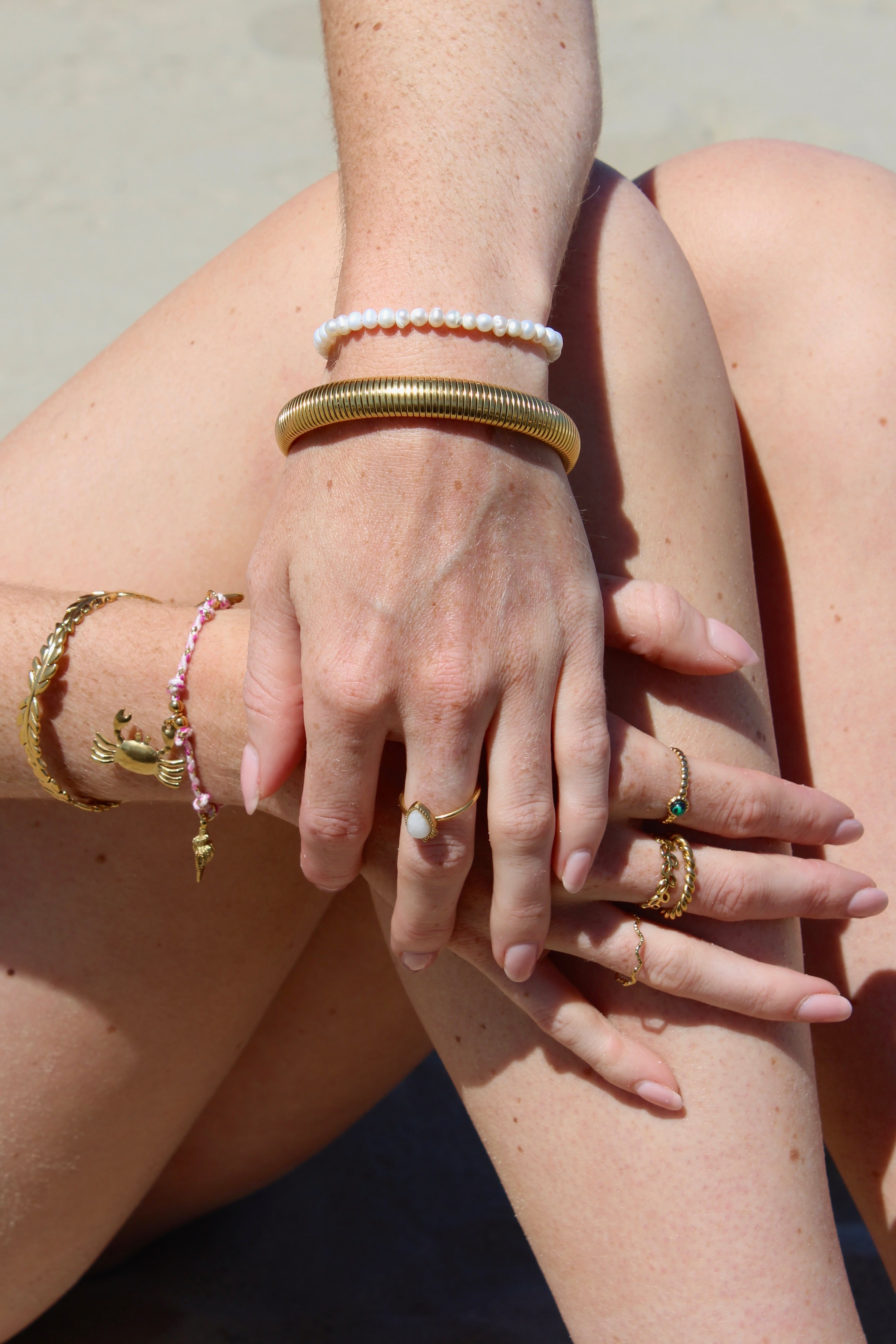 Thin Wave - Ring - Edelstahl - verstellbar