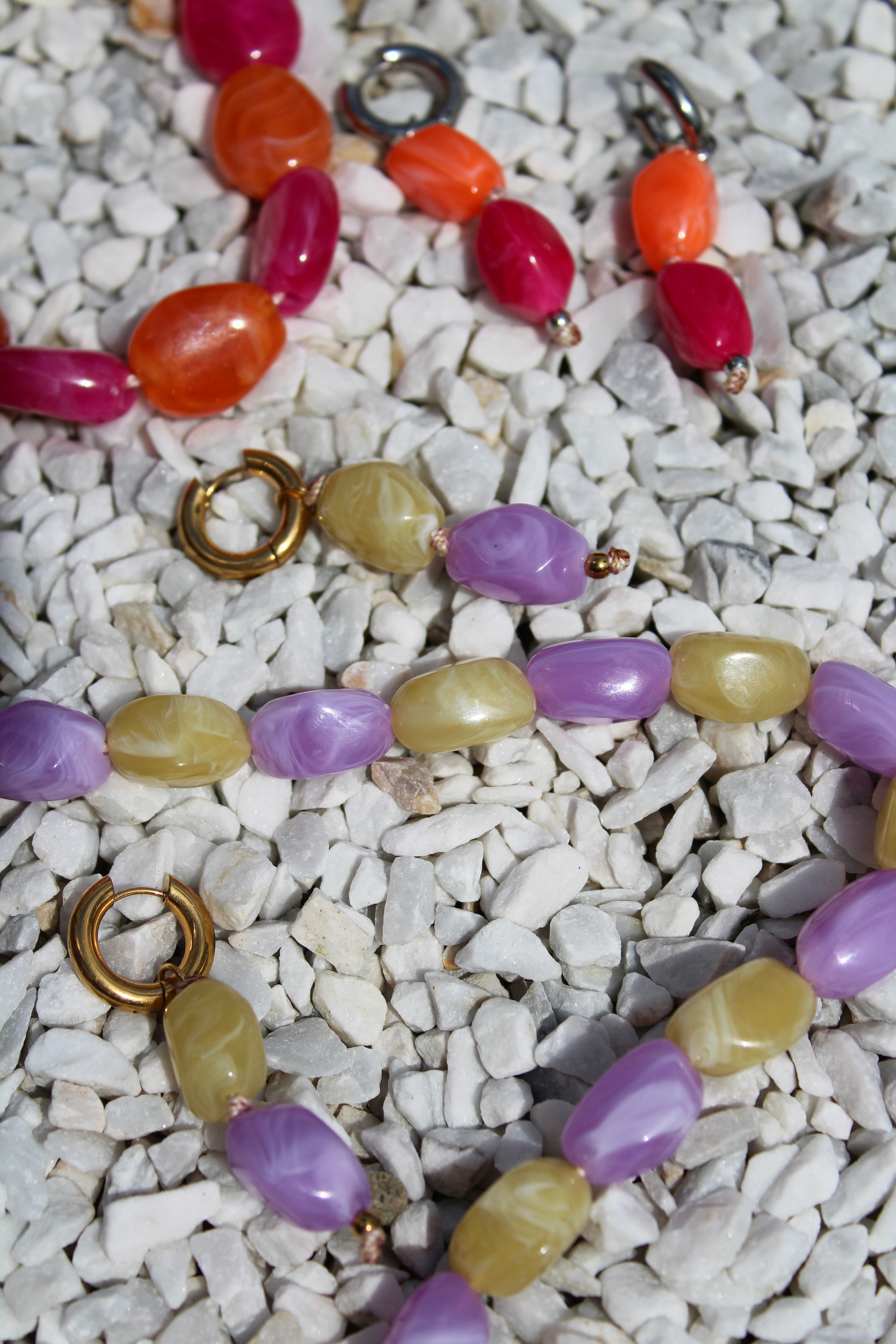 Ainoa - Earrings - Natural stone - Stainless Steel