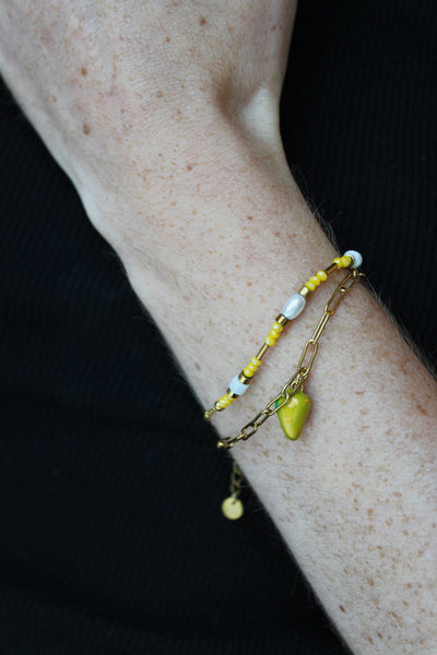 Fruity Lemon - Armband - Edelstahl