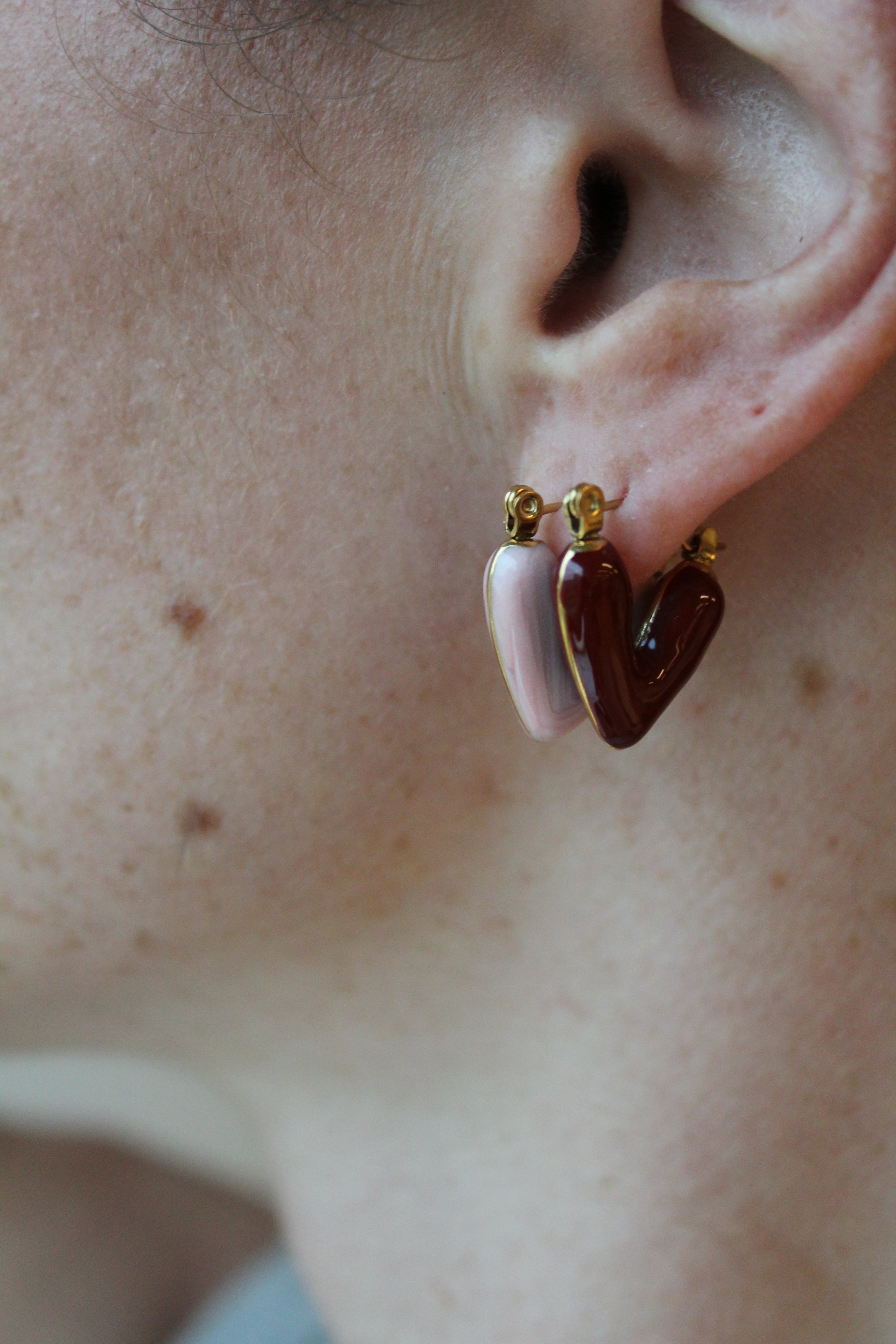 Heart - Earrings - Stainless Steel