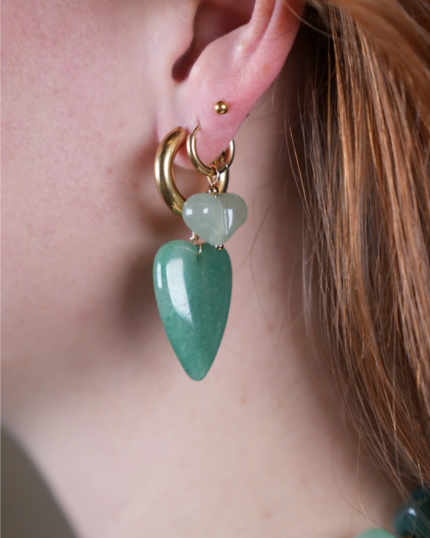 Louna - Ohrringe - Naturstein - Edelstahl