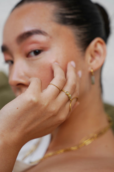Basic Twist - Ring - Edelstahl - verstellbar