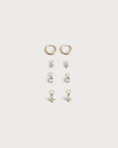 Birthstonebox Ohrringe – Set – Edelstahl
