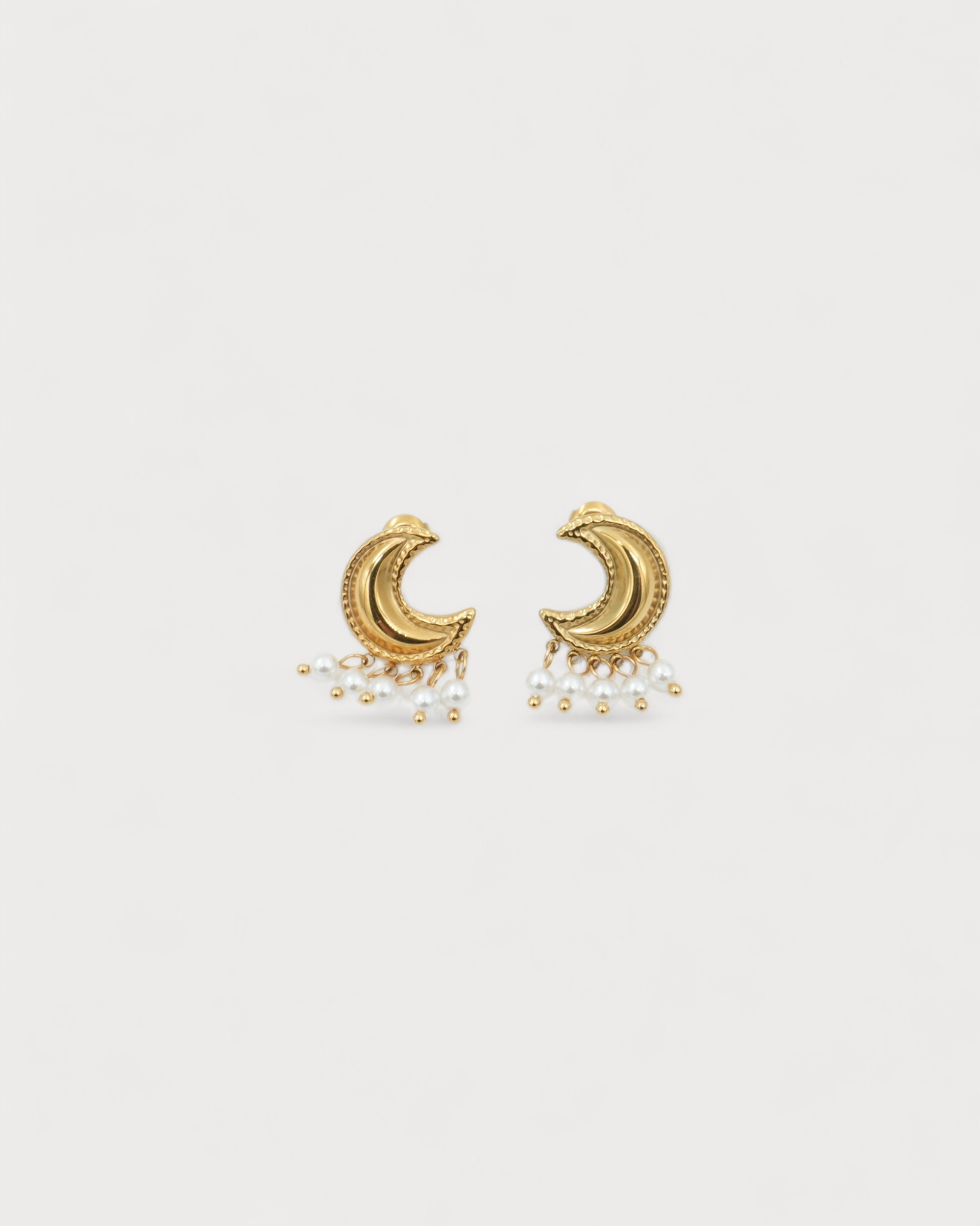 Moon Pearl - Ohrringe - Notbranded - Edelstahl
