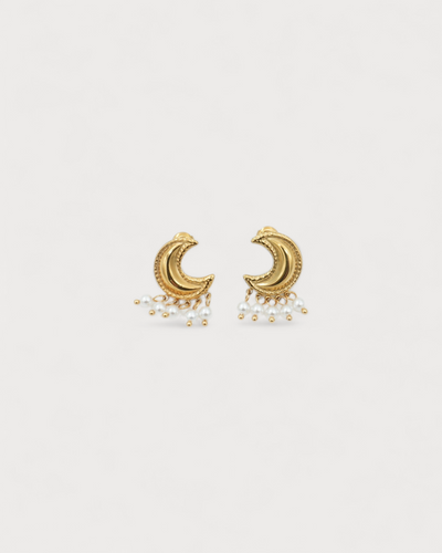 Moon Pearl - Ohrringe - Notbranded - Edelstahl