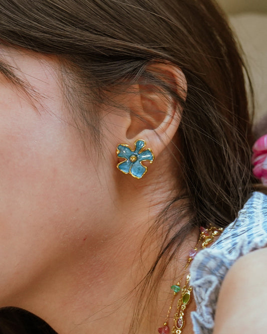 Love Flower - Ohrstecker - Ohrringe - Edelstahl