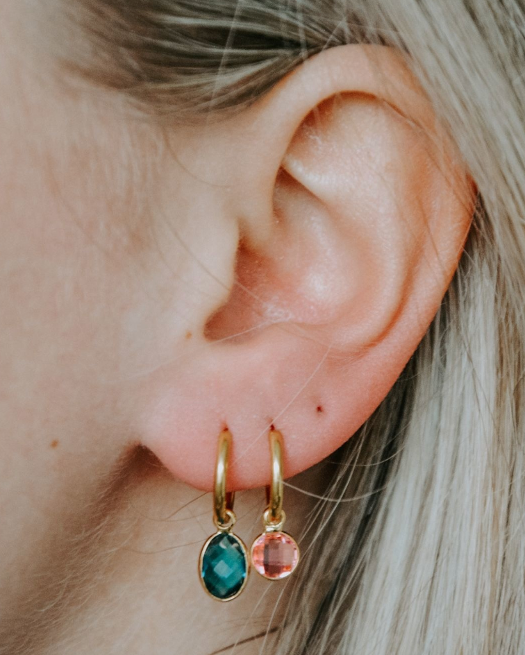 Runde Nina - Ohrringe - Edelstahl