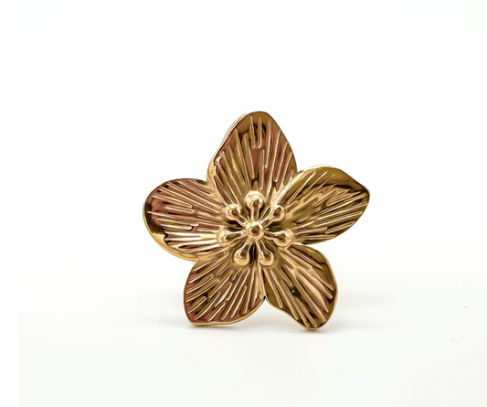 Fleur - Ring - Verstellbar - Edelstahl