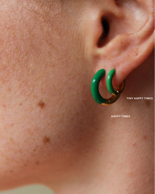 Tiny Happy Times - Ohrringe - Edelstahl